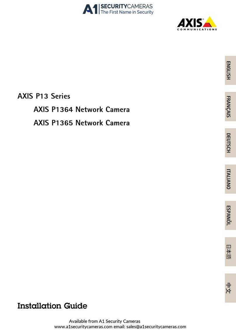 Axis P13 Series User manual Axis P13 Series User manual