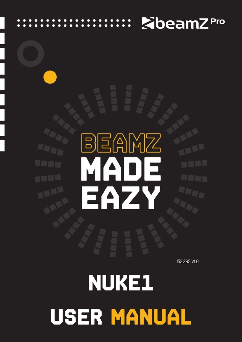 Beamz Pro NUKE1 User manual