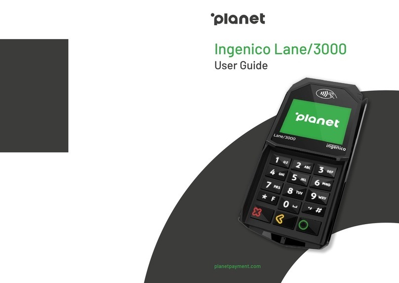 Planet Ingenico Lane/3000 user guide