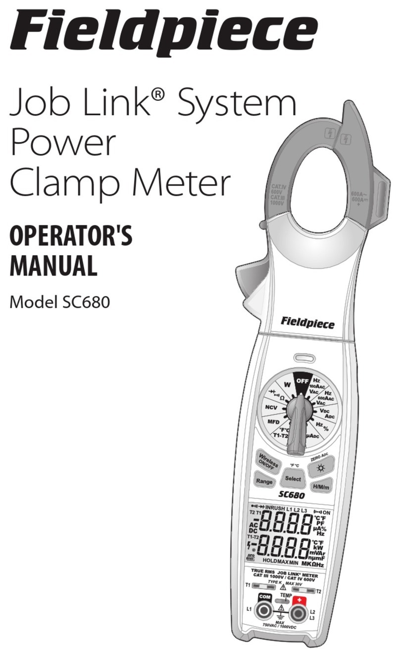 Fieldpiece FPSC680 User manual