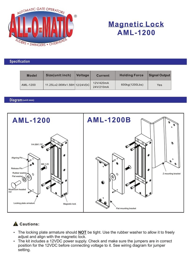 ALLOMATIC AML-1200 User manual