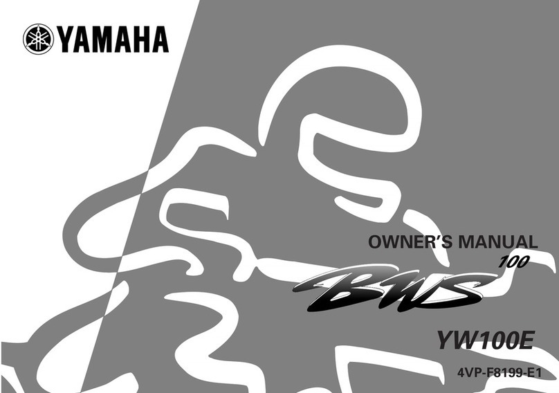 Yamaha BWS 100 1999 User manual