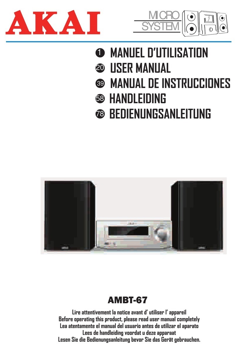 Akai AMBT-67 User manual