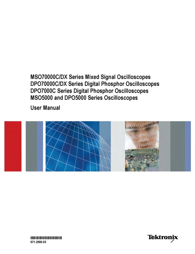 Tektronix DPO70000C/DX User manual
