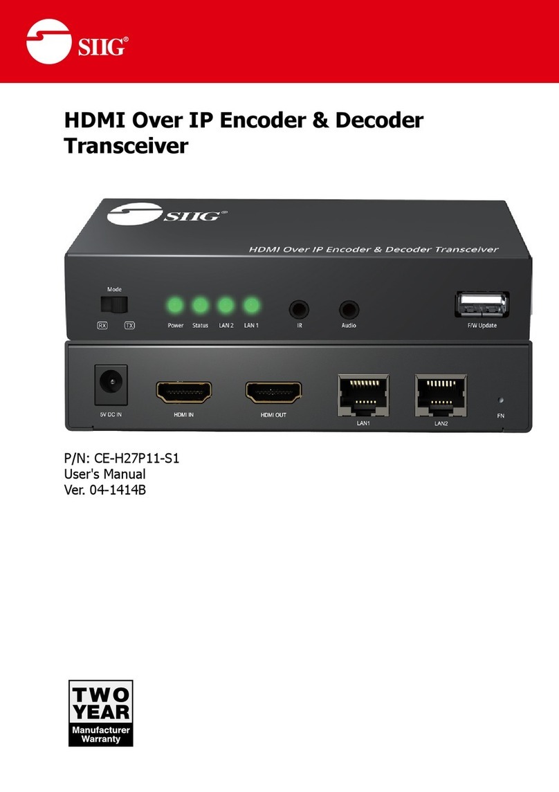 SIIG CE-H27P11-S1 user manual
