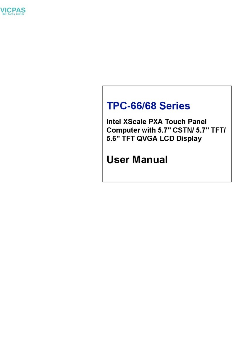 Vicpas TPC-66 Series user manual