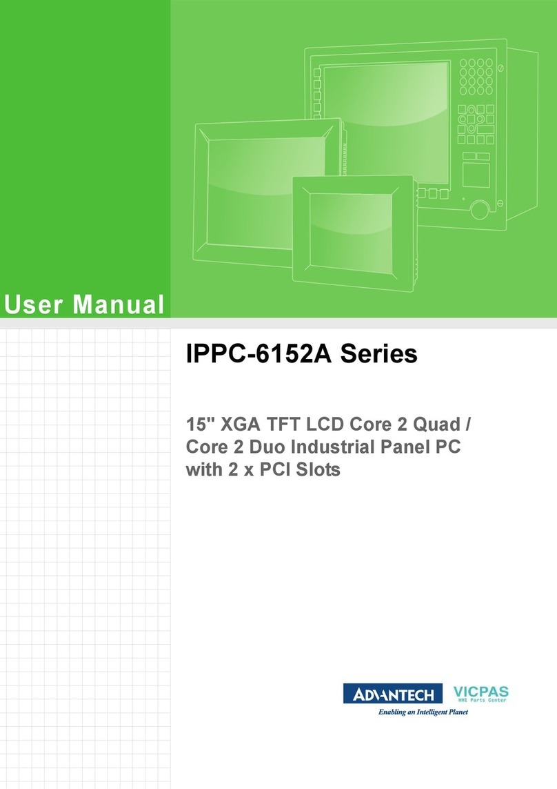 Advantech IPPC-6152A User manual