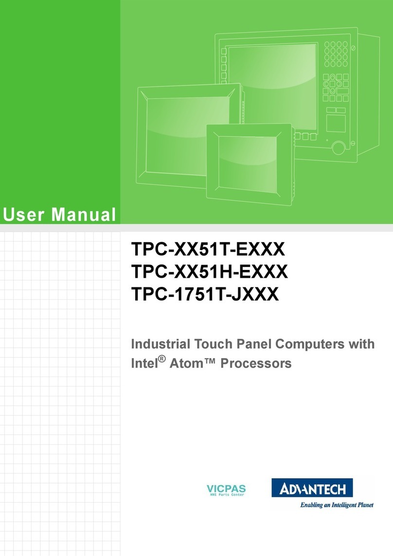Advantech TPC 51T-E Series user manual