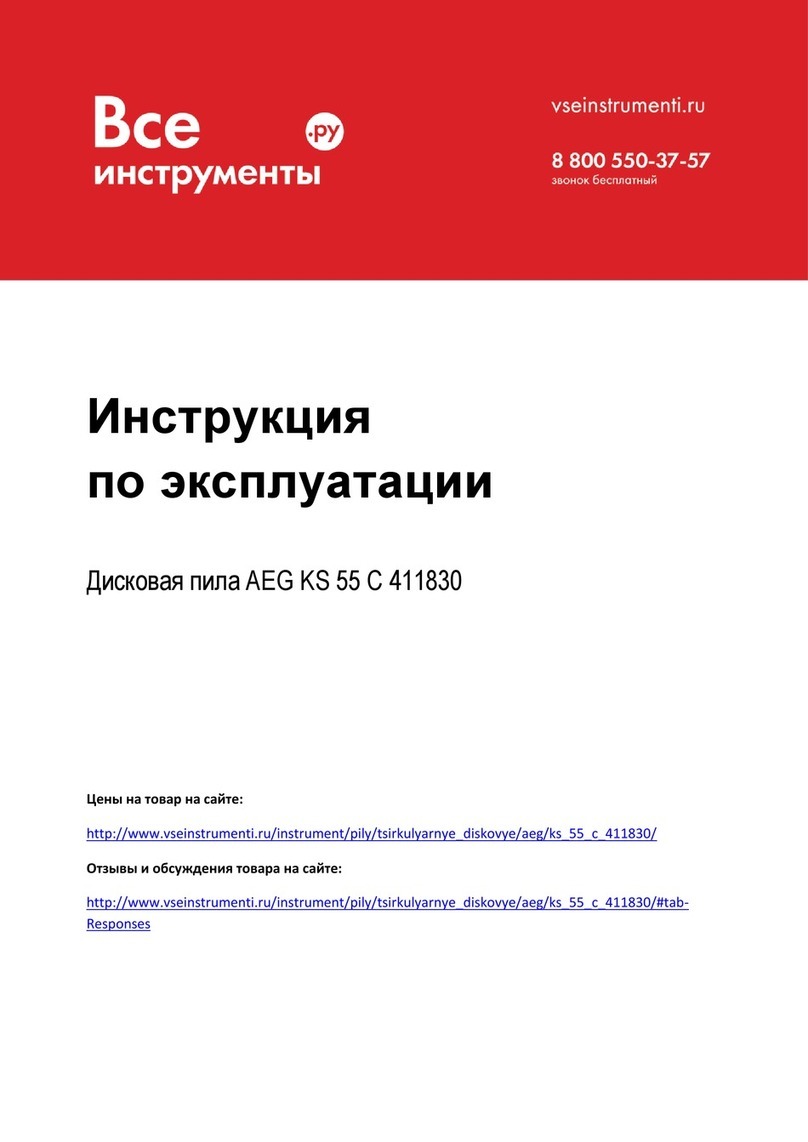 AEG 411830 User manual