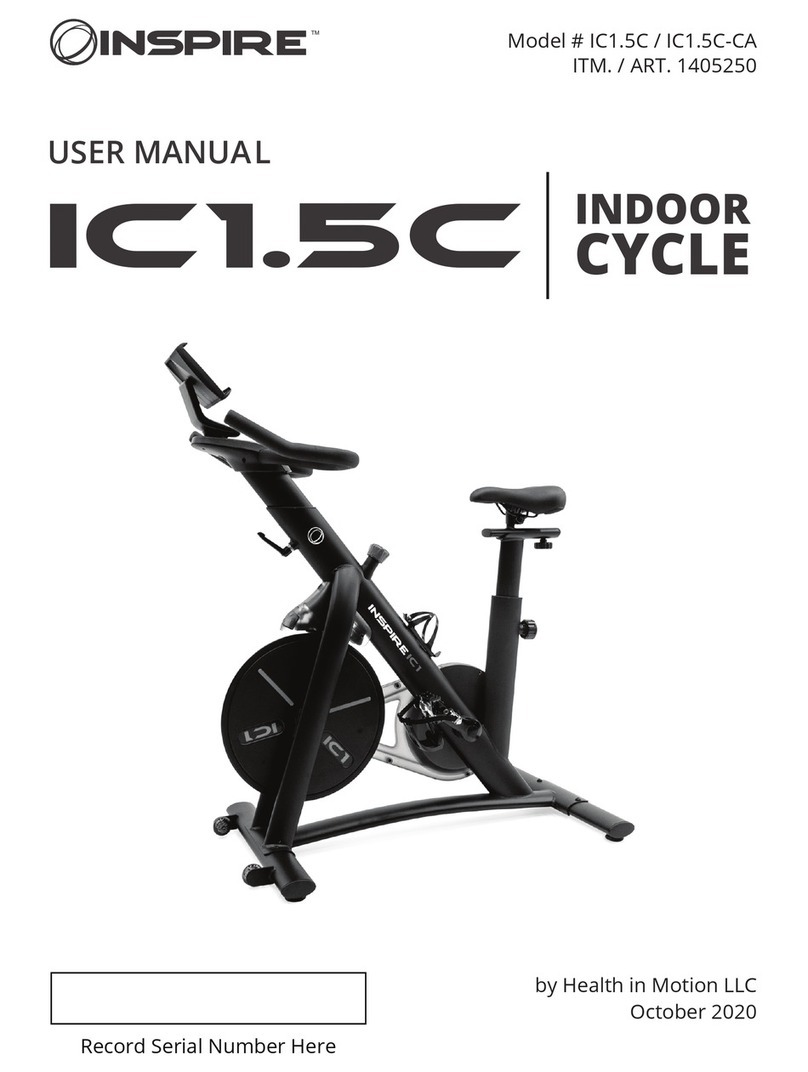 Health in motion INSPIRE IC1.5C User manual