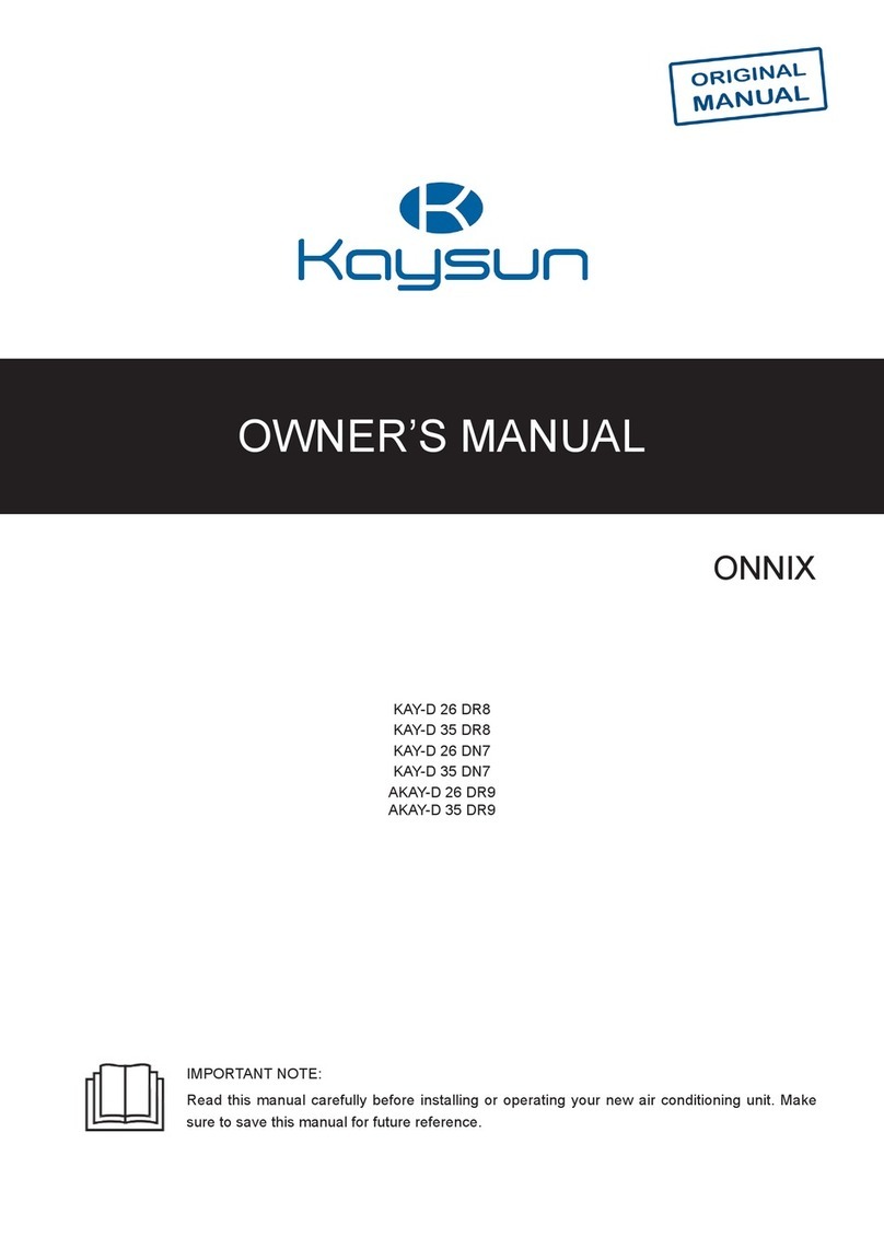 Kaysun ONNIX AKAY-D 26 DR9 User manual