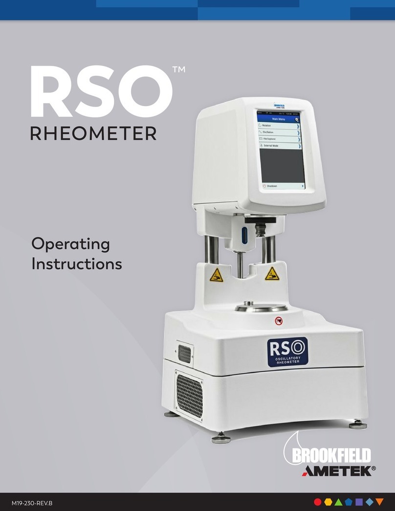 Ametek BROOKFIELD RSO User manual