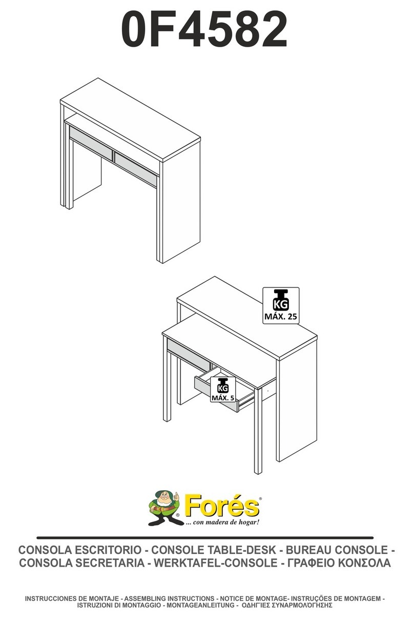 Fores 0F4582 Assembling instructions