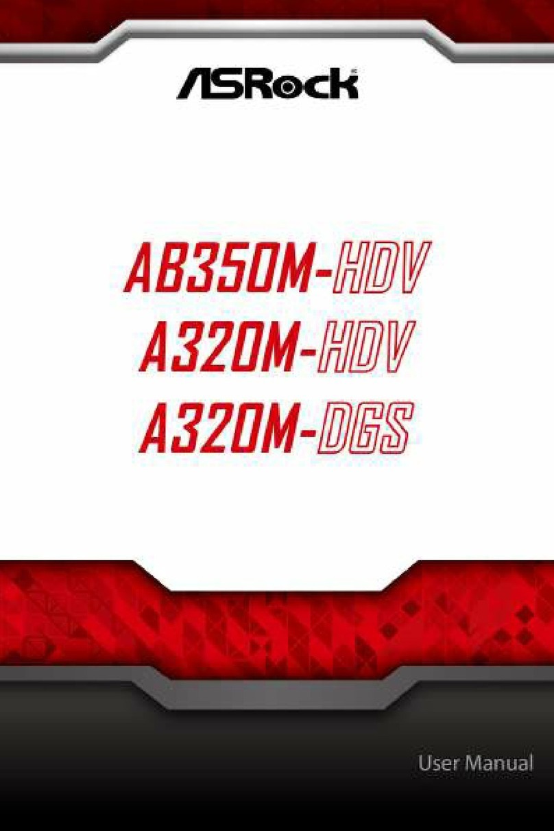 ASROCK A320M-HDV User manual