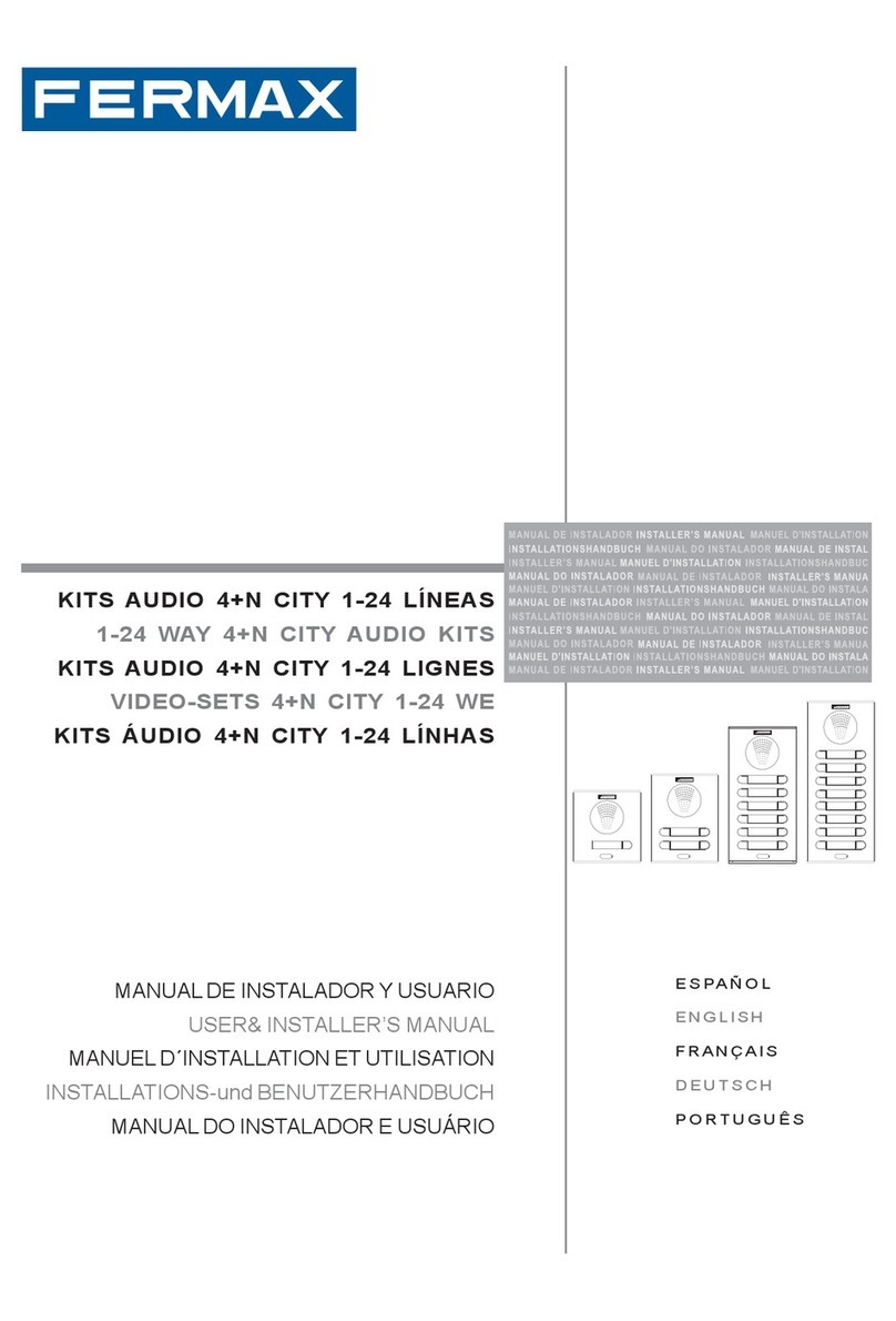 Fermax F4864 User& installer's manual