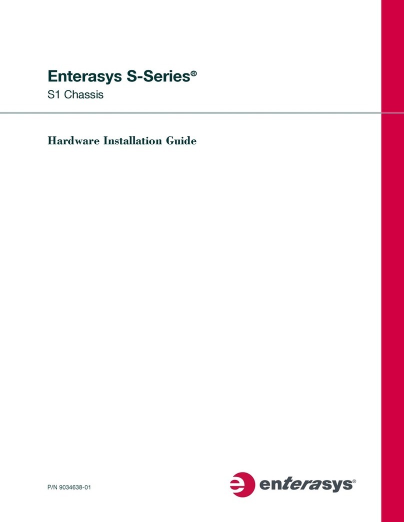 Enterasys S Series Hardware installation guide