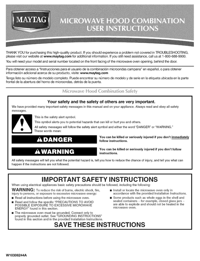 Maytag MMV4203WW0 User manual
