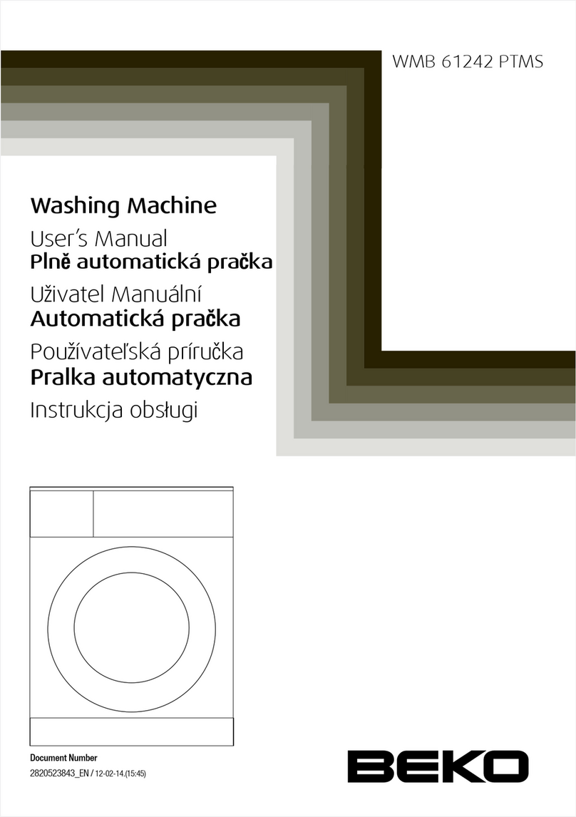 Beko WMB 61242 PTMS user manual