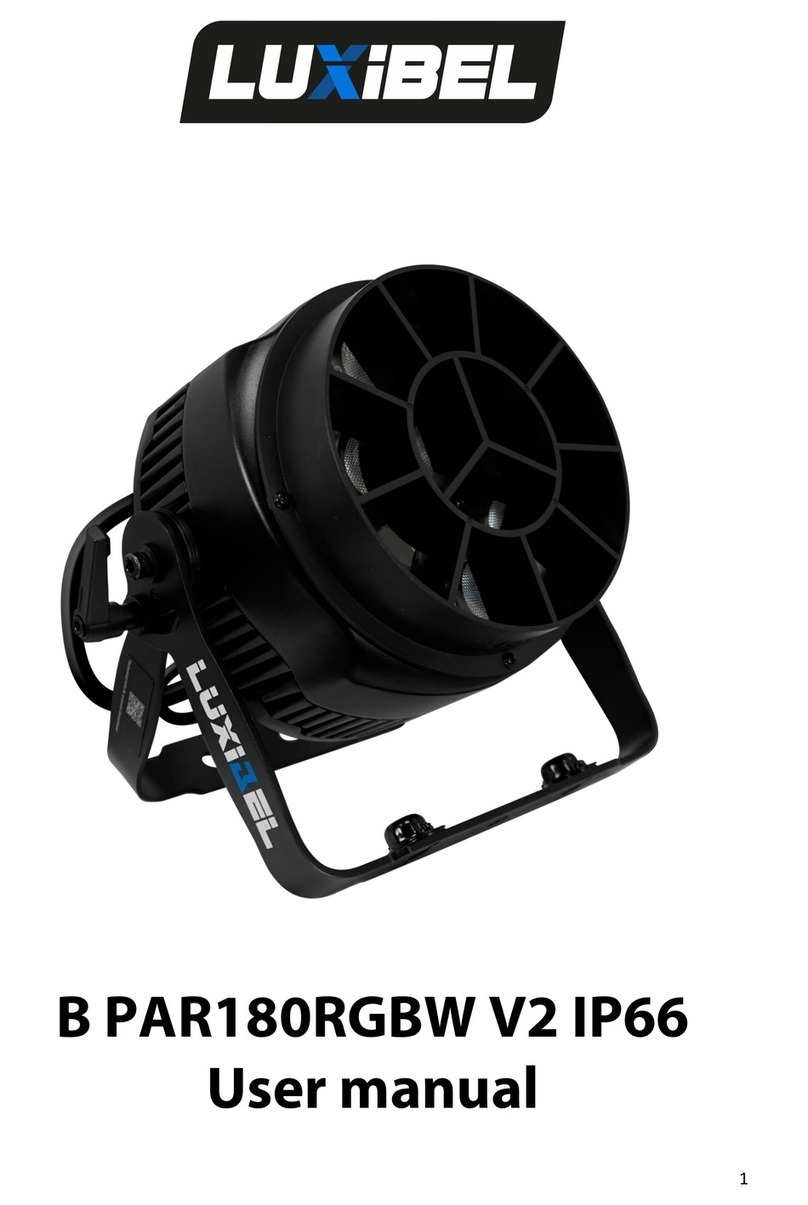 Luxibel B PAR180RGBW V2 IP66 user manual