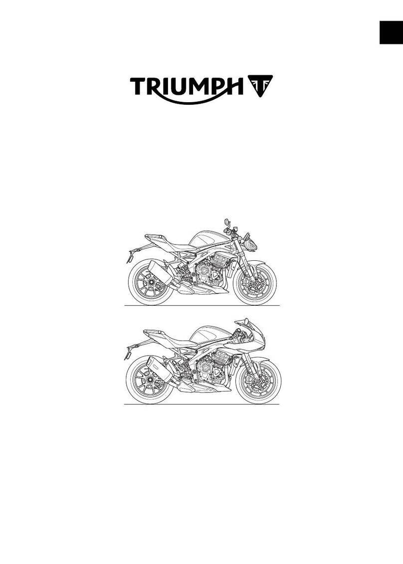 Triumph Speed Triple 1200 RR 2022 Owner's handbook