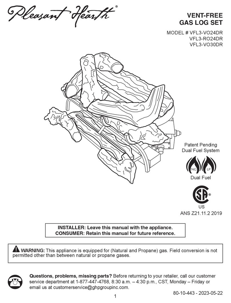 pleasant hearth VFL3-VO24DR User manual
