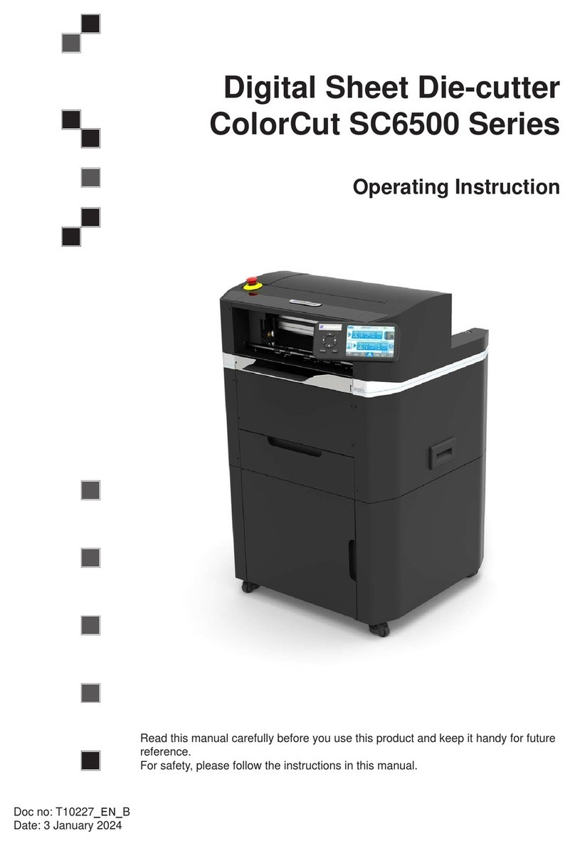 Morgana ColorCut SC6500 Series Operating	 instruction