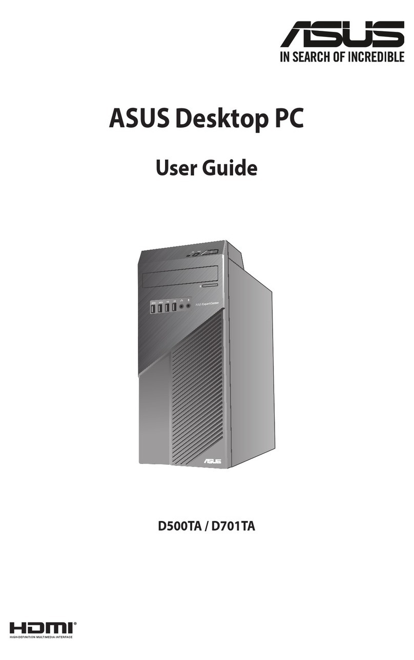 Asus D500TA User manual Asus D500TA User manual
