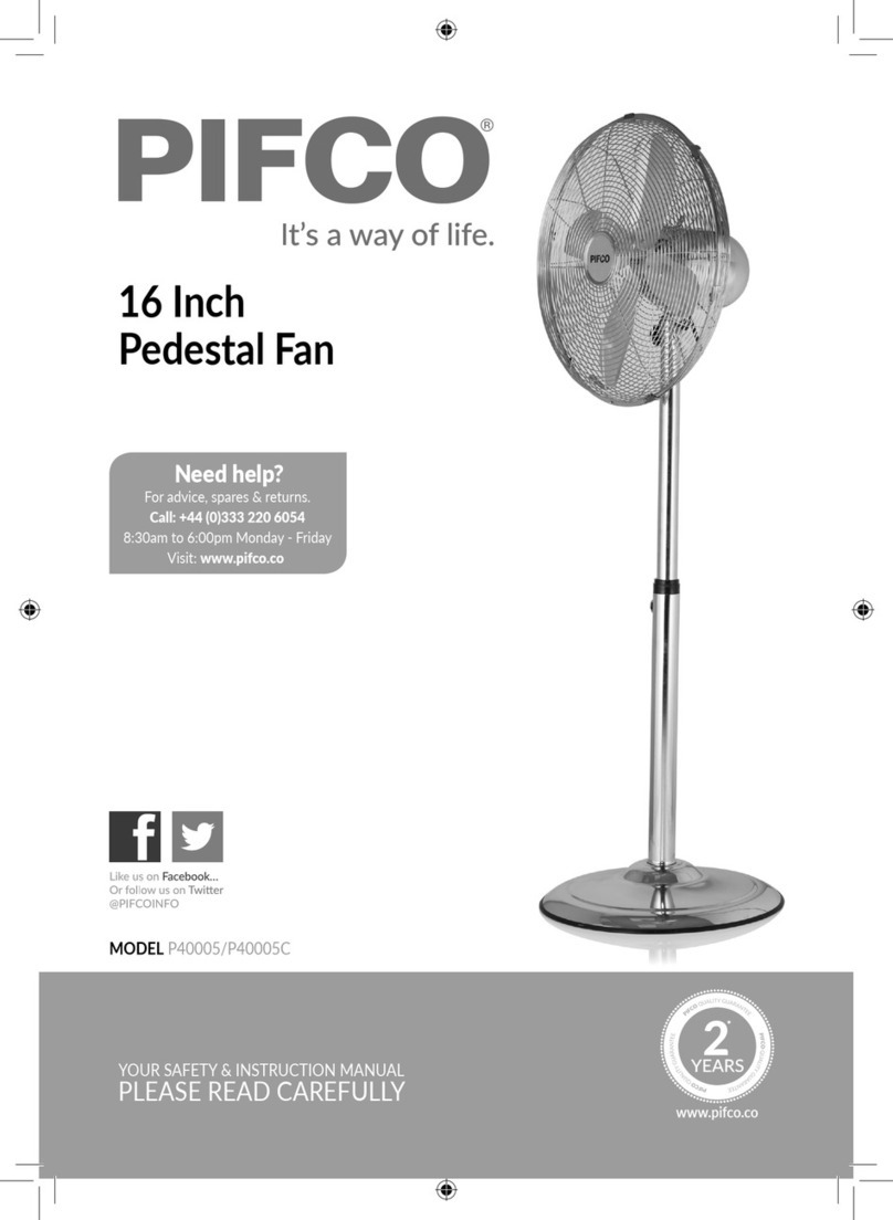 Pifco P40005C User manual Pifco P40005C User manual