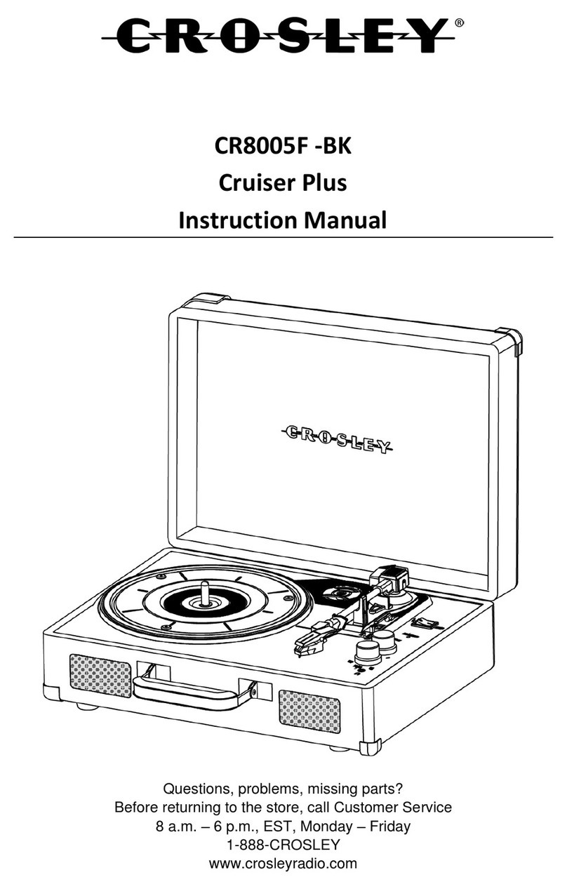 Crosley Cruiser Plus instruction manual