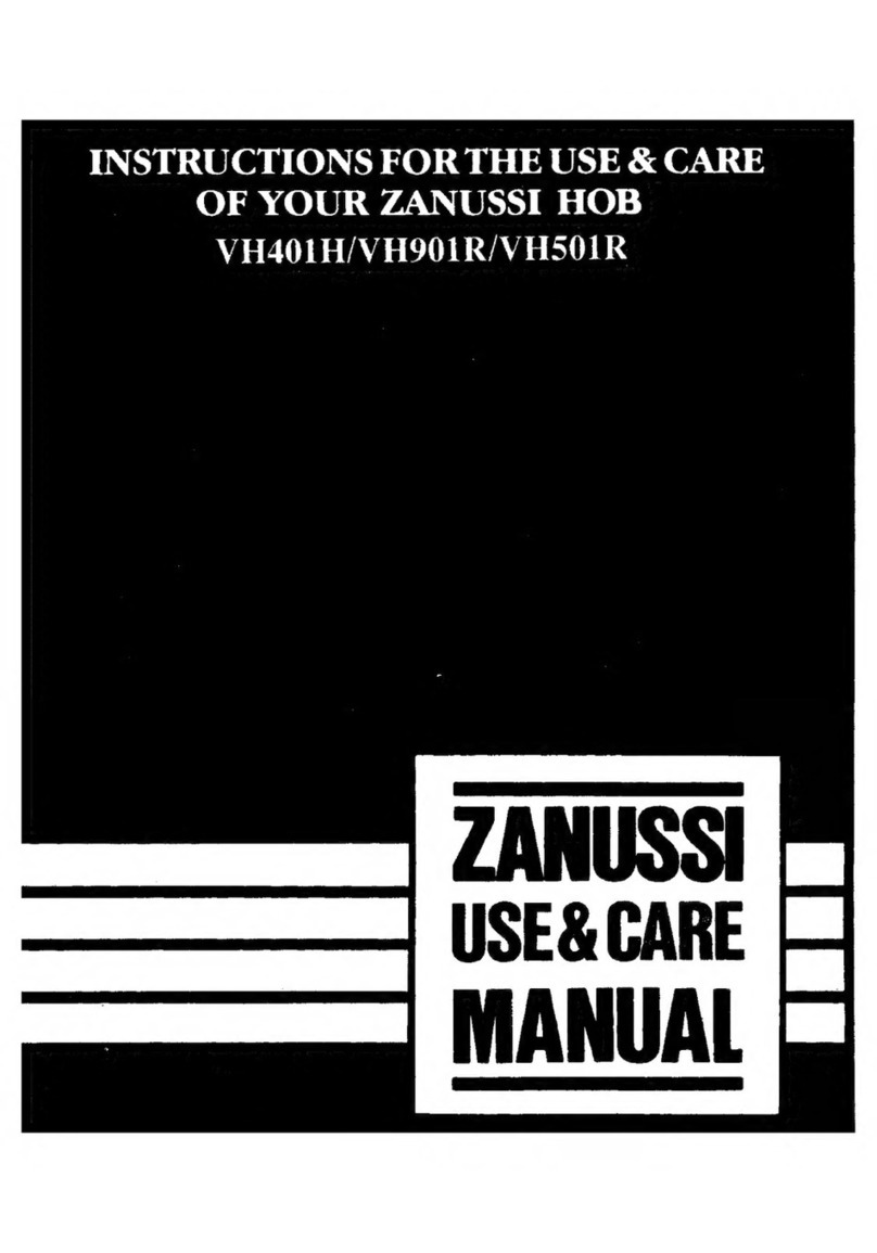 Zanussi VH401H Assembly instructions