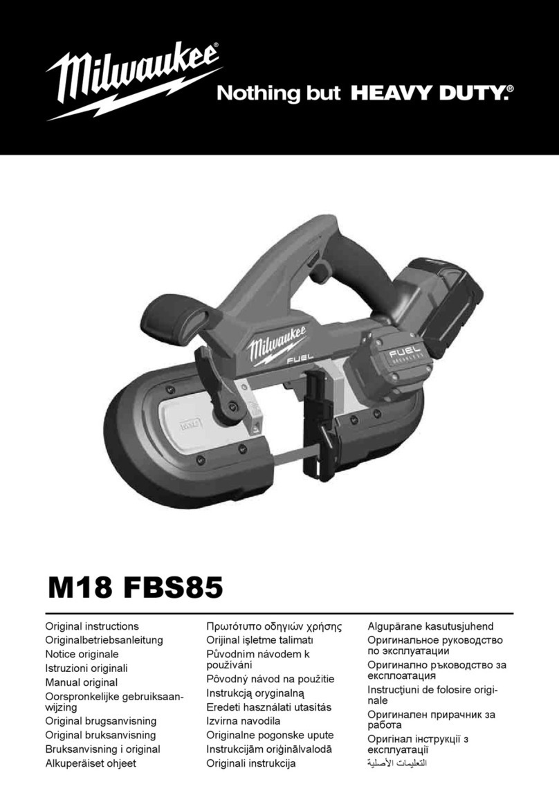 Milwaukee M18 FBS85-202C Original instructions