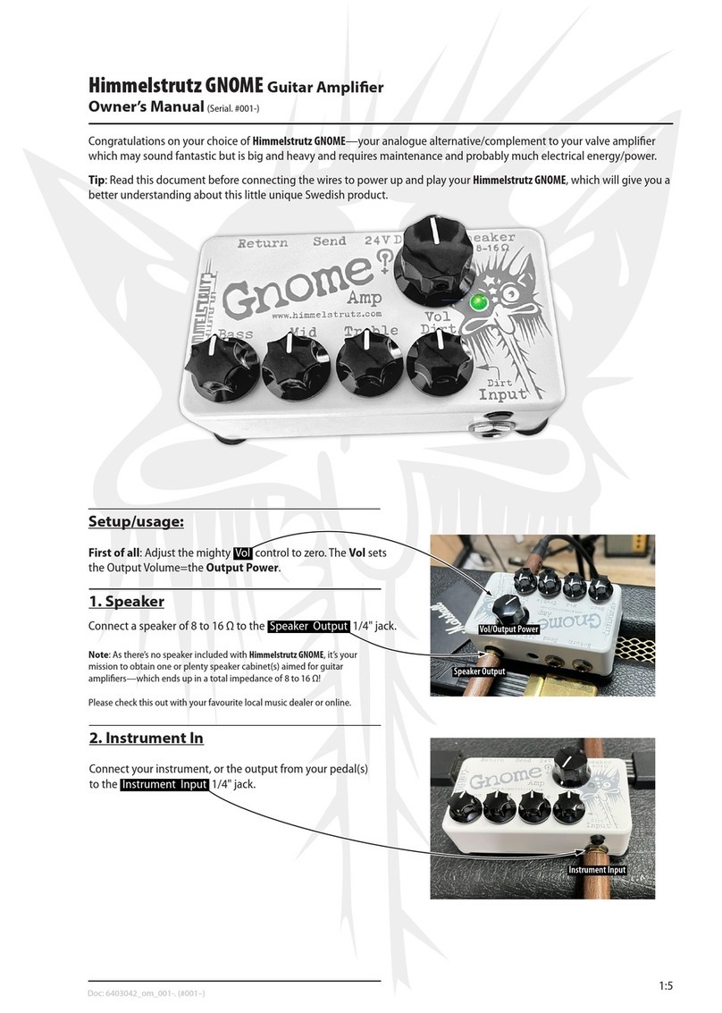 GNOME Himmelstrutz owner's manual