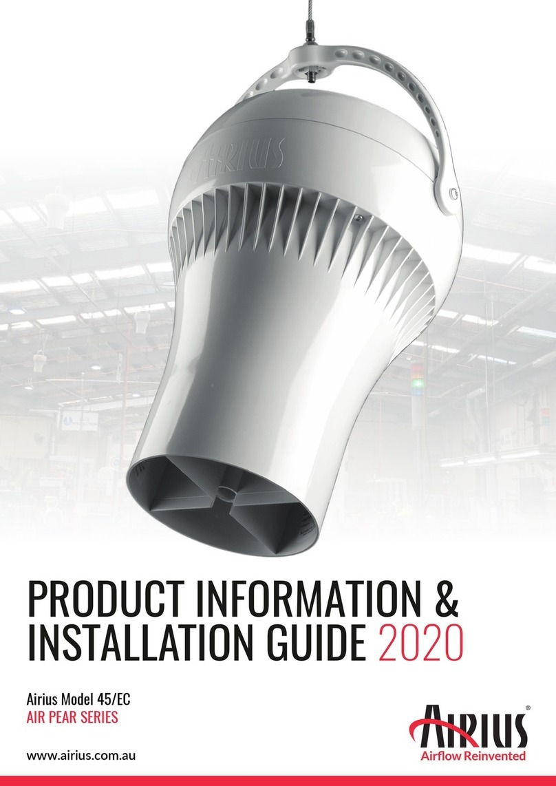 Airius 45/EC User manual Airius 45/EC User manual