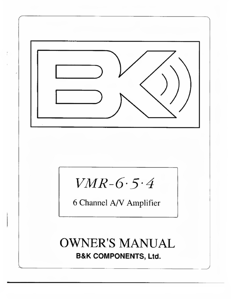B&K VMR6 User manual