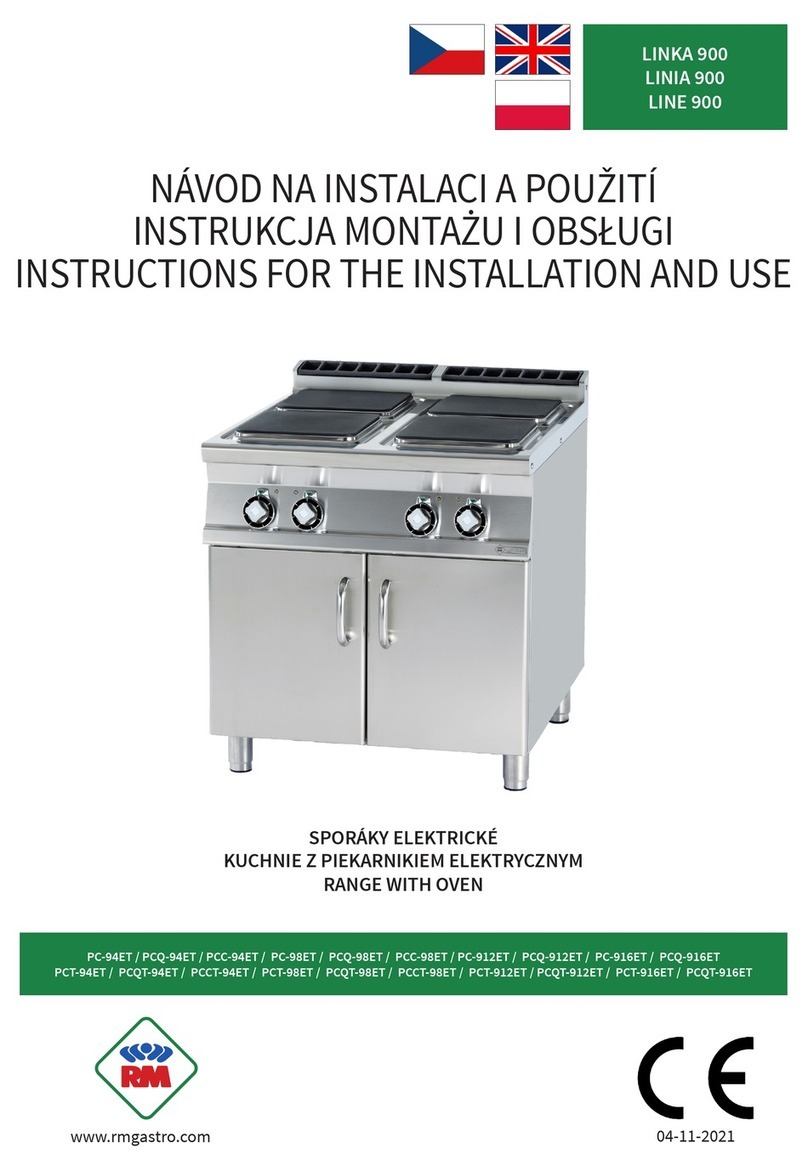 RM LINE 900 PC-94ET Instructions for the installation and use RM LINE 900 PC-94ET Instructions for the installation and use