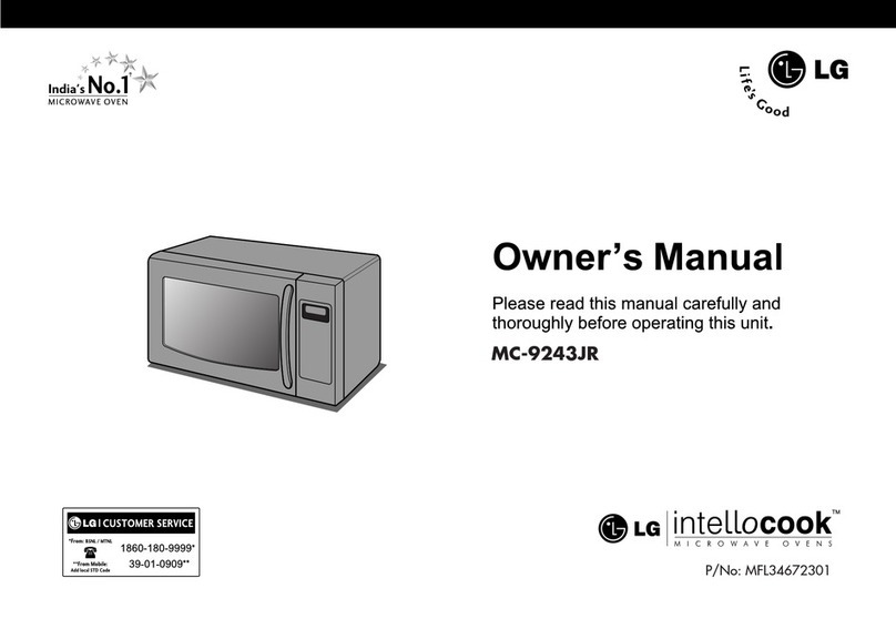 LG MC-9243JR User manual