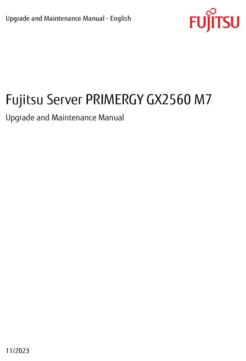 Fujitsu PRIMERGY GX2560 M7 User manual