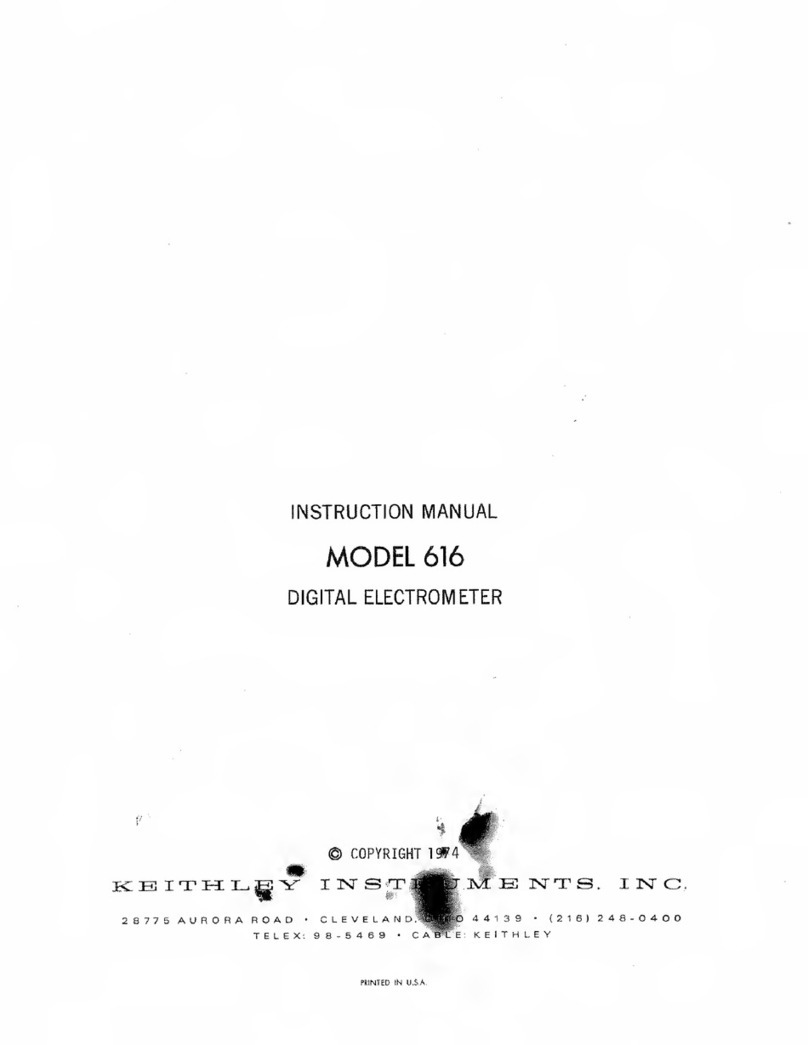 Keithley 616 User manual