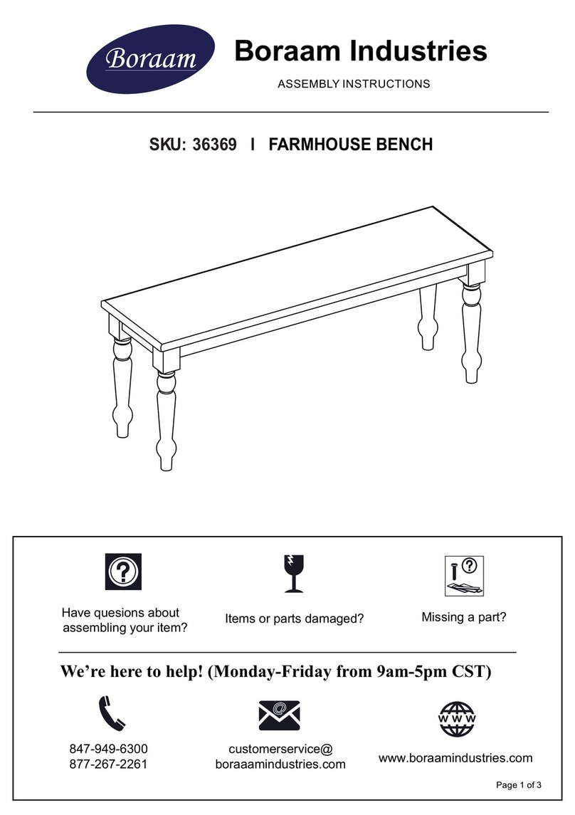 Boraam FARMHOUSE 36369 Assembly instructions