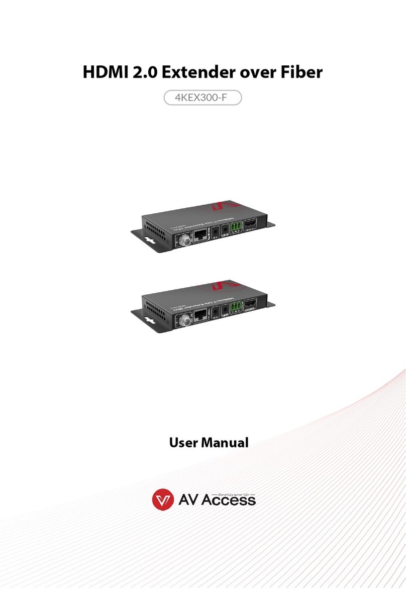 AV Access 4KEX300-F User manual