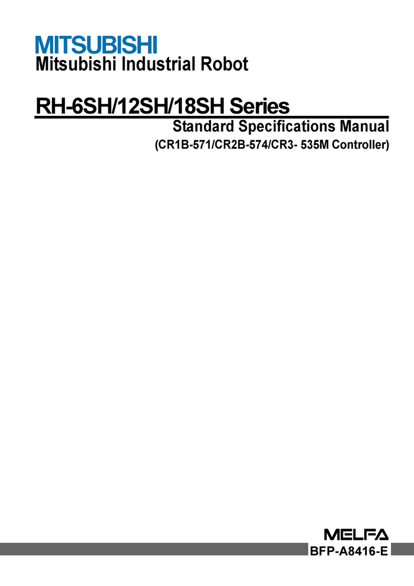 Mitsubishi MELFA RH-6SH Series User manual