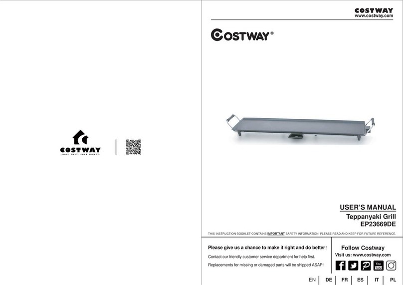 Costway EP23669DE User manual Costway EP23669DE User manual