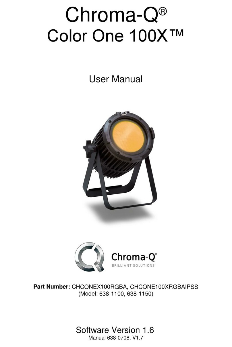 Chroma Color One 100X User manual