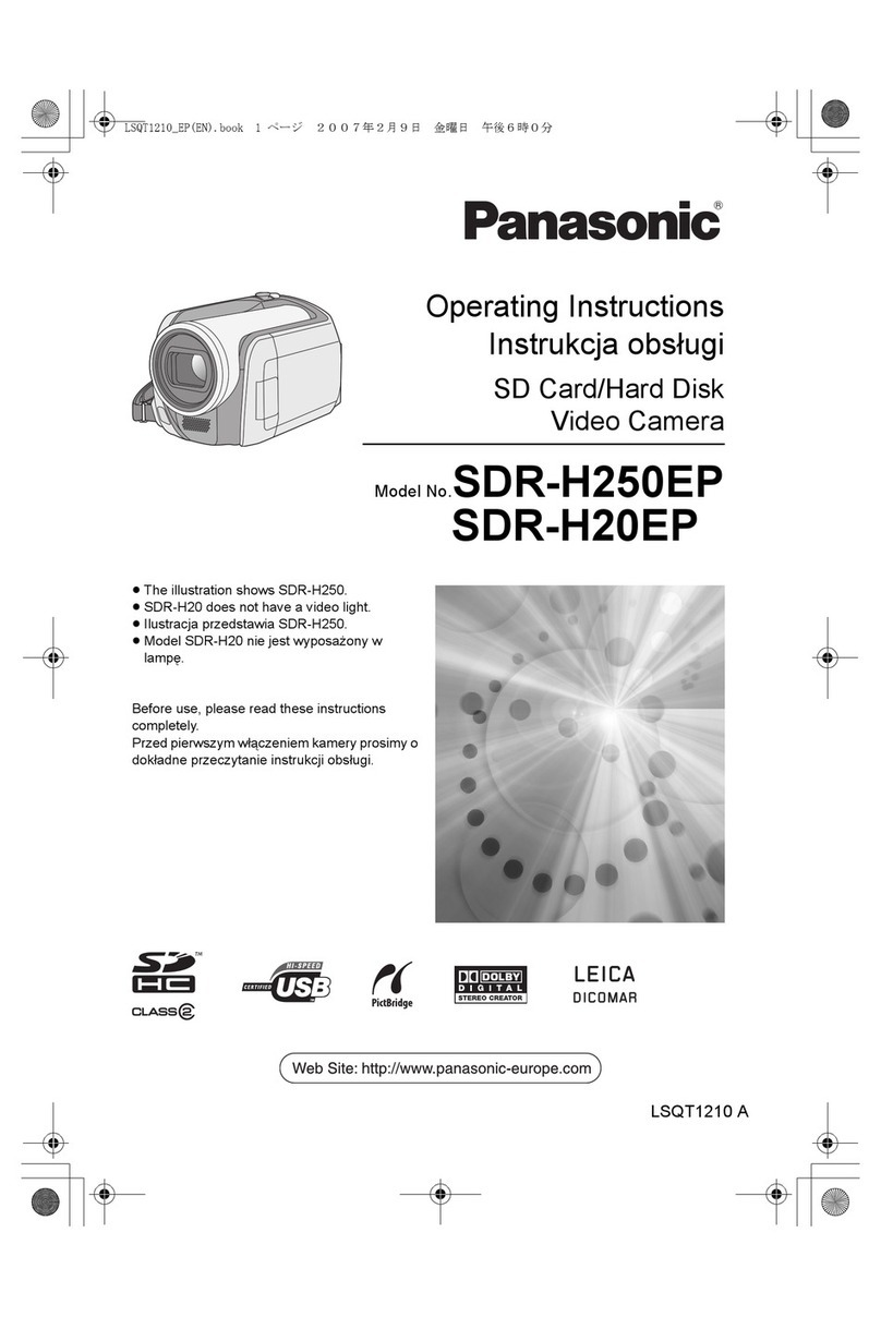 Panasonic SDR-H250EP User manual Panasonic SDR-H250EP User manual