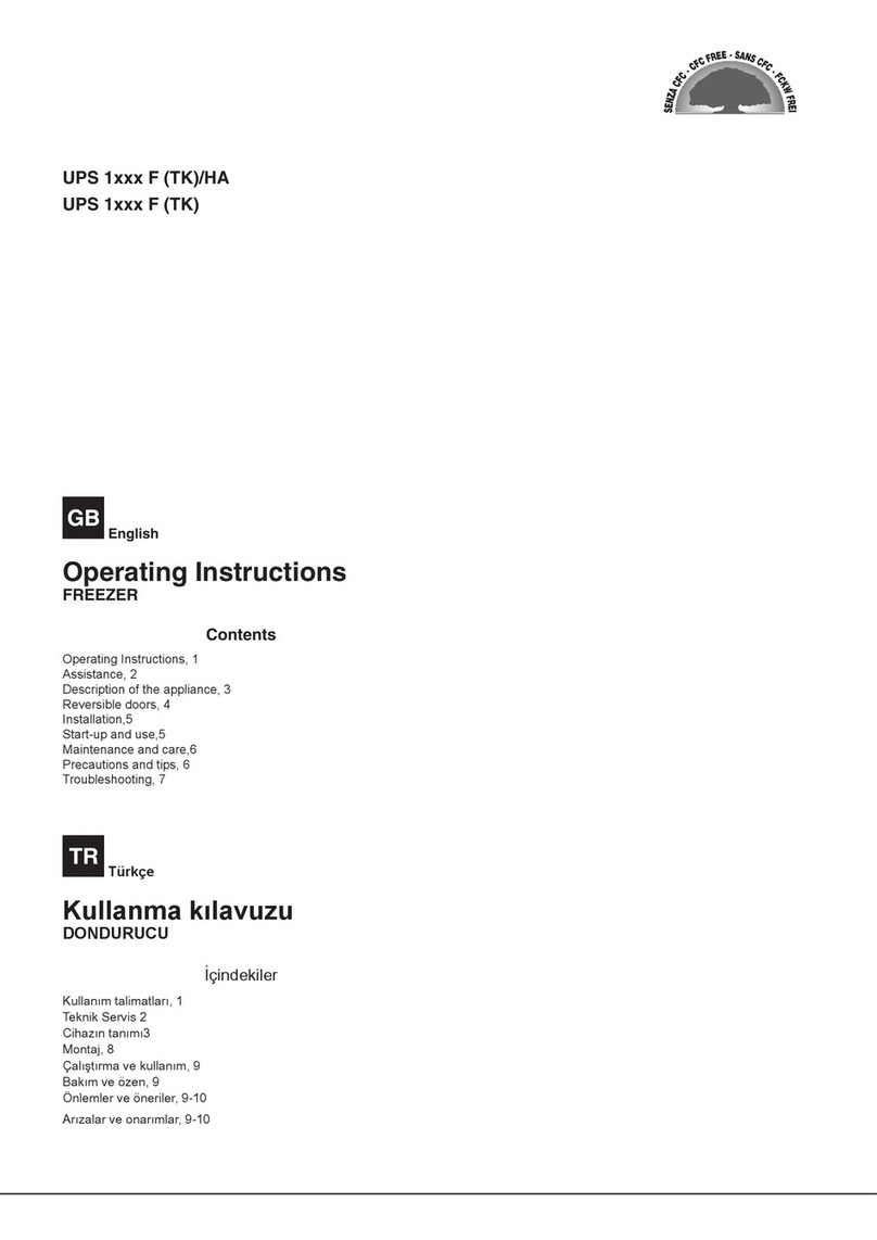 Hotpoint Ariston UPS 1 F (TK)/HA Series operating instructions