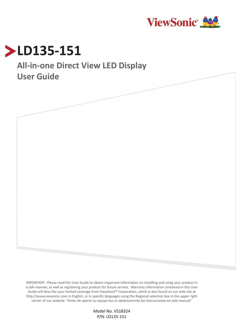 ViewSonic LD135-151 User manual