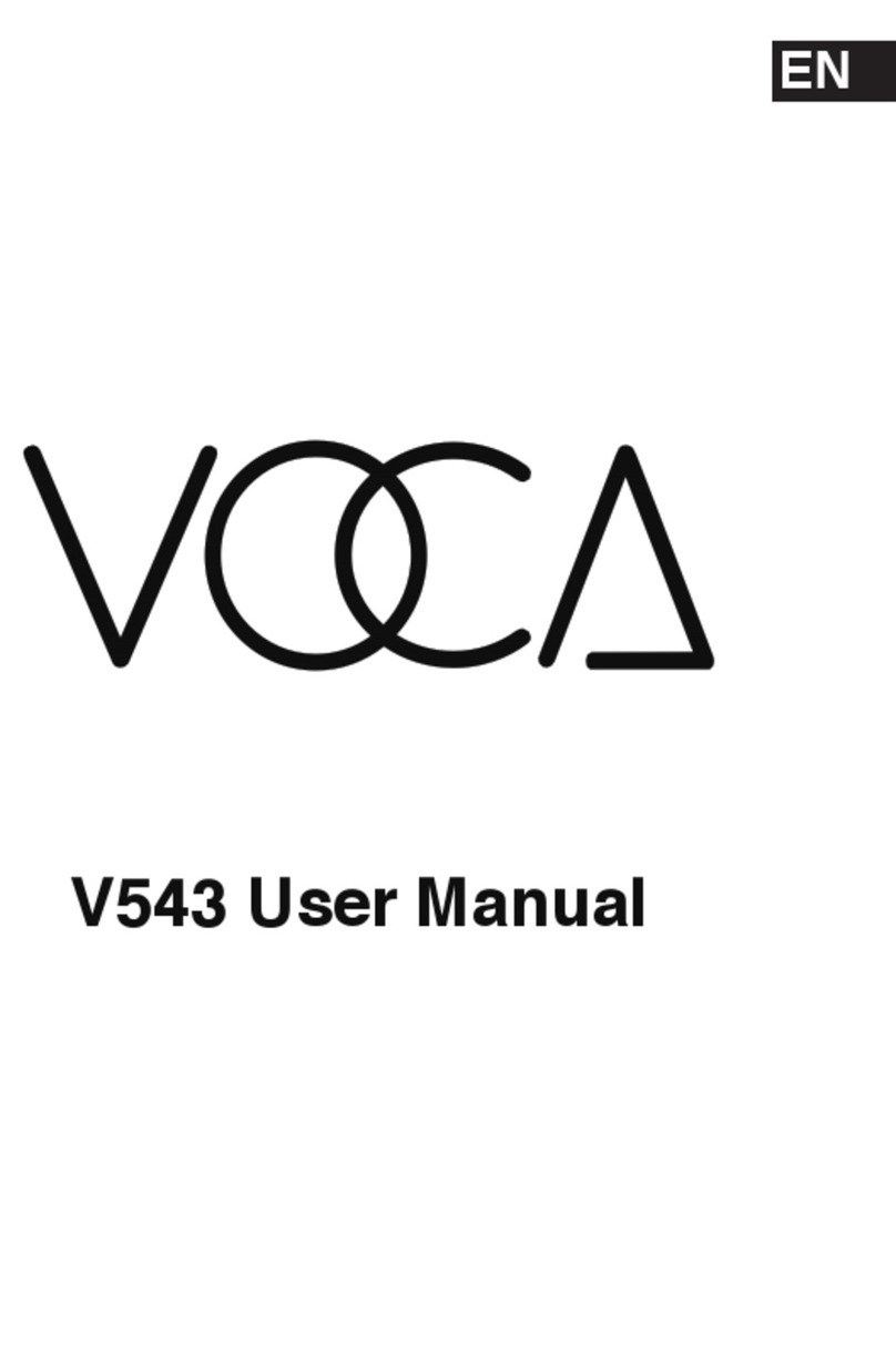 VOCA V543 user manual