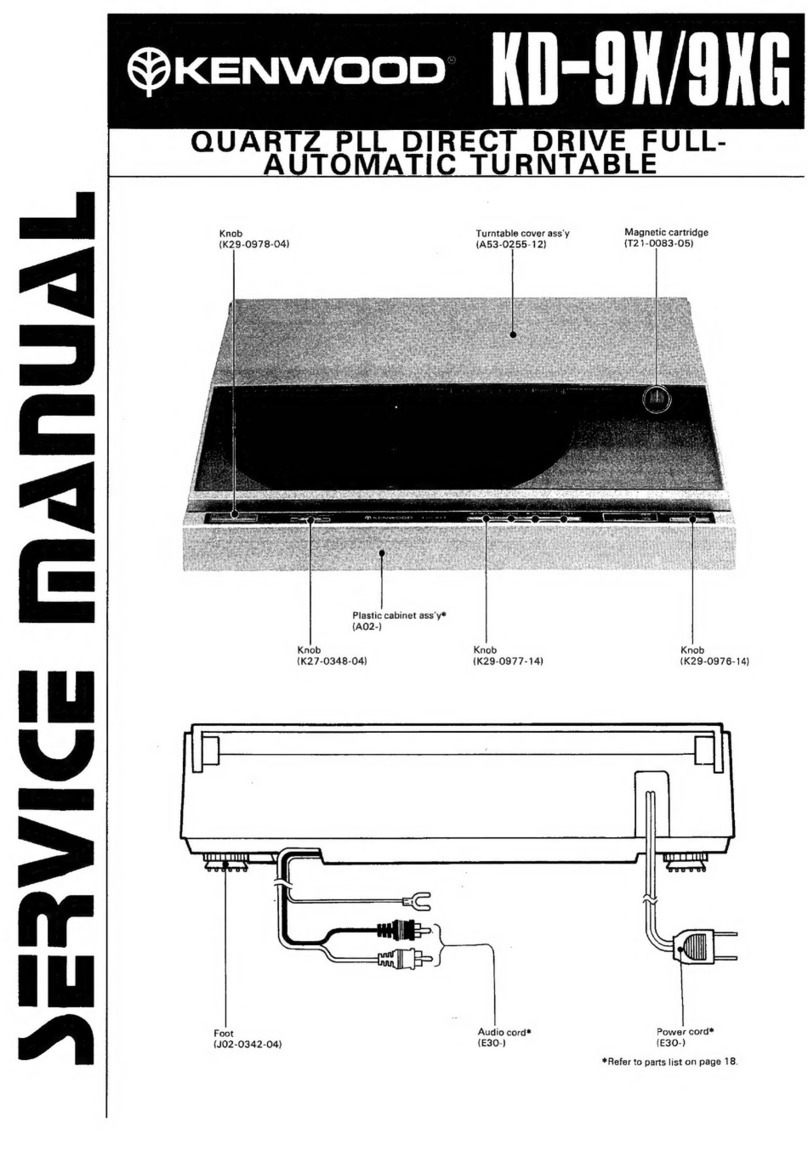 Kenwood KD-9X Service manual