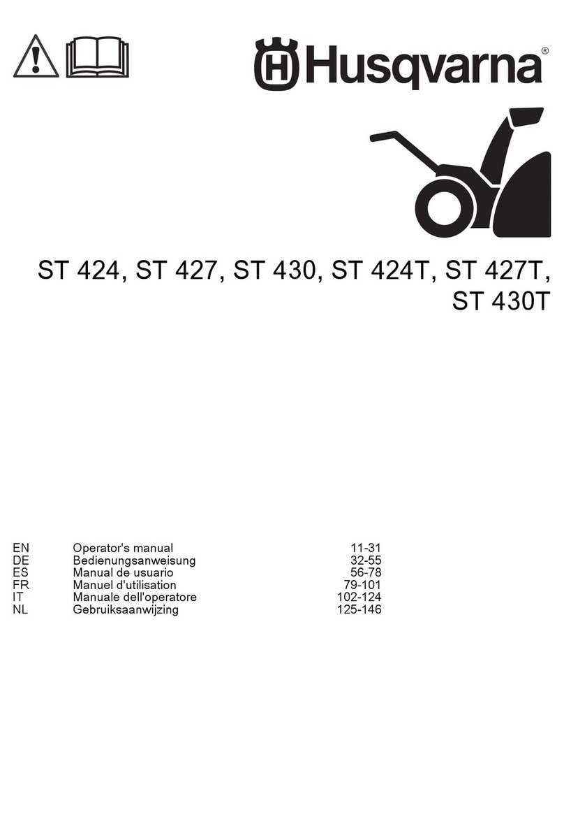 Husqvarna ST 424 User manual
