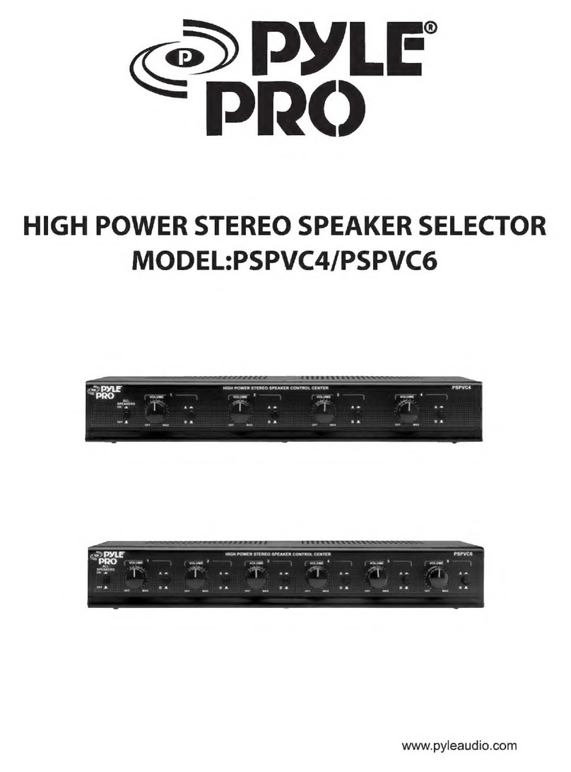 Pyle Pro PSPVC4 manual